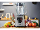 Batidora de vaso - Moulinex PerfectMix+ LM871D, 1200 W, 2 L, 6 Cuchillas, Velocidad Regulable, Tecnología Powelix, 3 Programas, Táctil, Acero Inox.