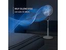 Ventilador de pie - Rowenta Turbo Silence Extreme VU5690F0, 34 W, 1.4 m, 70 m³/min, 14 velocidades, Control remoto, Temporizador, Blanco