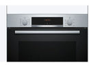 Horno - Bosch HBA514ES3, Serie 4, Multifunción, Limpieza por agua, 71 l, HotAir 3D, Mandos ocultables, 60 cm, inox
