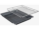 Horno - Bosch HBA514ES3, Serie 4, Multifunción, Limpieza por agua, 71 l, HotAir 3D, Mandos ocultables, 60 cm, inox