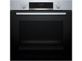 Horno - Bosch HBA514ES3, Serie 4, Multifunción, Limpieza por agua, 71 l, HotAir 3D, Mandos ocultables, 60 cm, inox