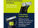 Barbero - Philips One Blade Pro QP6542/15, recorta, perfila y afeita, cara y cuerpo, 2 cuchillas 360, seco y mojado, 14 longitudes, 90 min