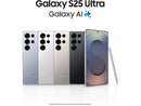 Móvil - Samsung Galaxy S25 Ultra, Titanium Black, 256 GB, 12 GB RAM, 6.9" WQHD+, Snapdragon 8, 5000 mAh, Android 15