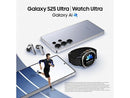 Móvil - Samsung Galaxy S25 Ultra, Titanium Black, 256 GB, 12 GB RAM, 6.9" WQHD+, Snapdragon 8, 5000 mAh, Android 15
