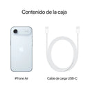 Apple iPhone Air, Azul cielo, 256 GB, 5G, 6.5 " OLED Super Retina XDR, Chip A19 Pro, iOS
