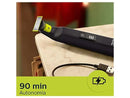 Barbero - Philips One Blade Pro QP6542/15, recorta, perfila y afeita, cara y cuerpo, 2 cuchillas 360, seco y mojado, 14 longitudes, 90 min