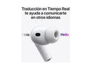 Apple AirPods Pro 3 (2025 3ª gen), Inalámbricos, Cancelación de ruido, Medición frecuencia cardíaca, Live Translation, Chip H2, USB-C, Blanco