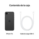 Apple iPhone 17e, Negro, 256 GB, 5G, 6.1" OLED Super Retina XDR, Chip A19, iOS