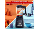 Batidora de vaso - Moulinex Blendforce Cook LM5758, Batidora que cocina, 1,5 L, 5 Programas automáticos, 6 velocidades, 1000W, Autolimpieza, Negro