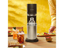 Máquina gasificadora de agua - SodaStream Duo Starter Pack, Conexión rápida de CO2 (Quick Connect), 2 Botellas, 3 niveles gasificación