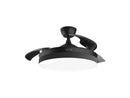 Ventilador de techo - KOENIC KCF 4226 ES Ceiling fan, Luz LED, motor DC 35 W, Mando a distancia, 6 velocidades, Modo brisa, Invierno y verano, Negro