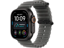 Apple Watch Ultra 4 (2026), GPS+CEL, 49mm, Caja de titanio Natural, Correa Ocean Band Gris traslúcido, Siri AI