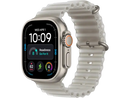 Apple Watch Ultra 4 (2026), GPS+CEL, 49mm, Caja de titanio Natural, Correa Ocean Band Gris traslúcido, Siri AI
