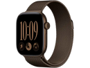 Apple Watch Series 12 (2026), GPS+CEL, 42mm, Caja de aluminio Bronce oscuro, Correa Milanese Loop Bronce oscuro, Siri AI