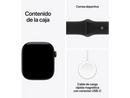 Apple Watch Series 12 (2026), GPS, 46mm, Caja de aluminio Negra, Correa deportiva Negra, Talla M/L, Siri AI