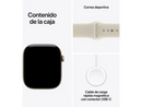 Apple Watch Series 12 (2026), GPS+CEL, 42mm, Caja de aluminio Bronce oscuro, Correa Milanese Loop Bronce oscuro, Siri AI