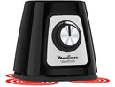 Batidora de vaso - Moulinex Blendforce LM4358, 800 W, 1.75 L, 6 Cuchillas, 2 velocidades, Tecnología Powelix, Vaso Vidrio Termorresistente, Negro