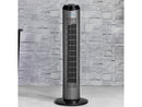 Ventilador de torre - Cecotec EnergySilence 8190 Skyline Ionic, 60 W, 20 dB, Con ionizador, Inox