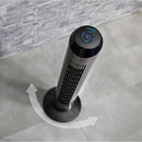 Ventilador de torre - Cecotec EnergySilence 8190 Skyline Ionic, 60 W, 20 dB, Con ionizador, Inox