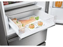 Frigorífico combi - Haier Series 5 HTW5620CNMG, No Frost, 205 cm, 414 l, My Zone, Direct Access, Inox