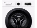 Lavadora carga frontal - LG F4X1009NWK, 9 kg, 1400 rpm, 10 programas, AI Direct Drive™, ThinQ™, Blanco Marfil