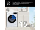 Lavadora carga frontal - Samsung WW90CGC04DAEEC, 9 kg, 1400 rpm, EcoBubble™, Clase A -10%, Función WiFi con SmartThings, Blanco