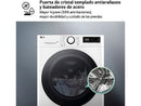 Lavadora carga frontal - LG F4WR6010A0W, Serie 600, 10 kg, 1400 rpm, 12 programas, AI Direct Drive™, TurboWash™360˚, Blanco