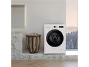 Lavadora carga frontal - LG F4X1009NWK, 9 kg, 1400 rpm, 10 programas, AI Direct Drive™, ThinQ™, Blanco Marfil