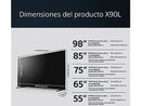 TV LED 98" - Sony BRAVIA XR 98X90L, Full Array LED, 4KHDR120, TDT HD, HDMI 2.1, Perfecto PS5, Google TV, Alexa, Eco, BRAVIA Core, Dolby Atmos / Vision