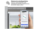 Frigorífico americano - LG GMV960MBDE, No Frost, 178.7 cm, 666 l, Instaview™, Linear Cooling™, Plata
