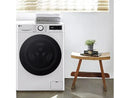 Lavadora carga frontal - LG F4WR6010A0W, Serie 600, 10 kg, 1400 rpm, 12 programas, AI Direct Drive™, TurboWash™360˚, Blanco