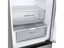 Frigorífico combi - LG GBV3100CPY, No Frost, 186 cm, 344 L, DoorCooling+™, FRESHBalancer™, Inox antihuellas