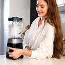 Batidora de vaso - Cecotec Power Black Titanium 1300MAX B, 1300 W, 1.5 l, Pica Hielo, 2 Velocidades, Negro