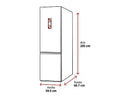 Frigorífico combi - Haier Series 5 HTW5620CNMG, No Frost, 205 cm, 414 l, My Zone, Direct Access, Inox