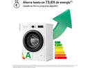 Lavadora carga frontal - LG F4X1009NWK, 9 kg, 1400 rpm, 10 programas, AI Direct Drive™, ThinQ™, Blanco Marfil