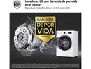 Lavadora carga frontal - LG F4X1009NWK, 9 kg, 1400 rpm, 10 programas, AI Direct Drive™, ThinQ™, Blanco Marfil