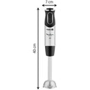 Batidora de mano - Moulinex DD6558 QuickChef, 3 en 1, 1000W, Tecnología Powelix, 10 Velocidades, Función Turbo, Accesorios Incluidos, Acero Inoxidable