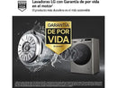 Lavadora carga frontal - LG F4WR7009AGS, Serie 700, 9 kg, 1400 rpm, 14 Programas, AI Direct Drive™, TurboWash™360˚, Inox