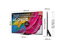 TV QNED 65" - LG 65QNED81A6A, UHD 4K, Procesador Inteligente α7 AI Processor 4K Gen8, Smart TV, DVB-T2 (H.265), Negro